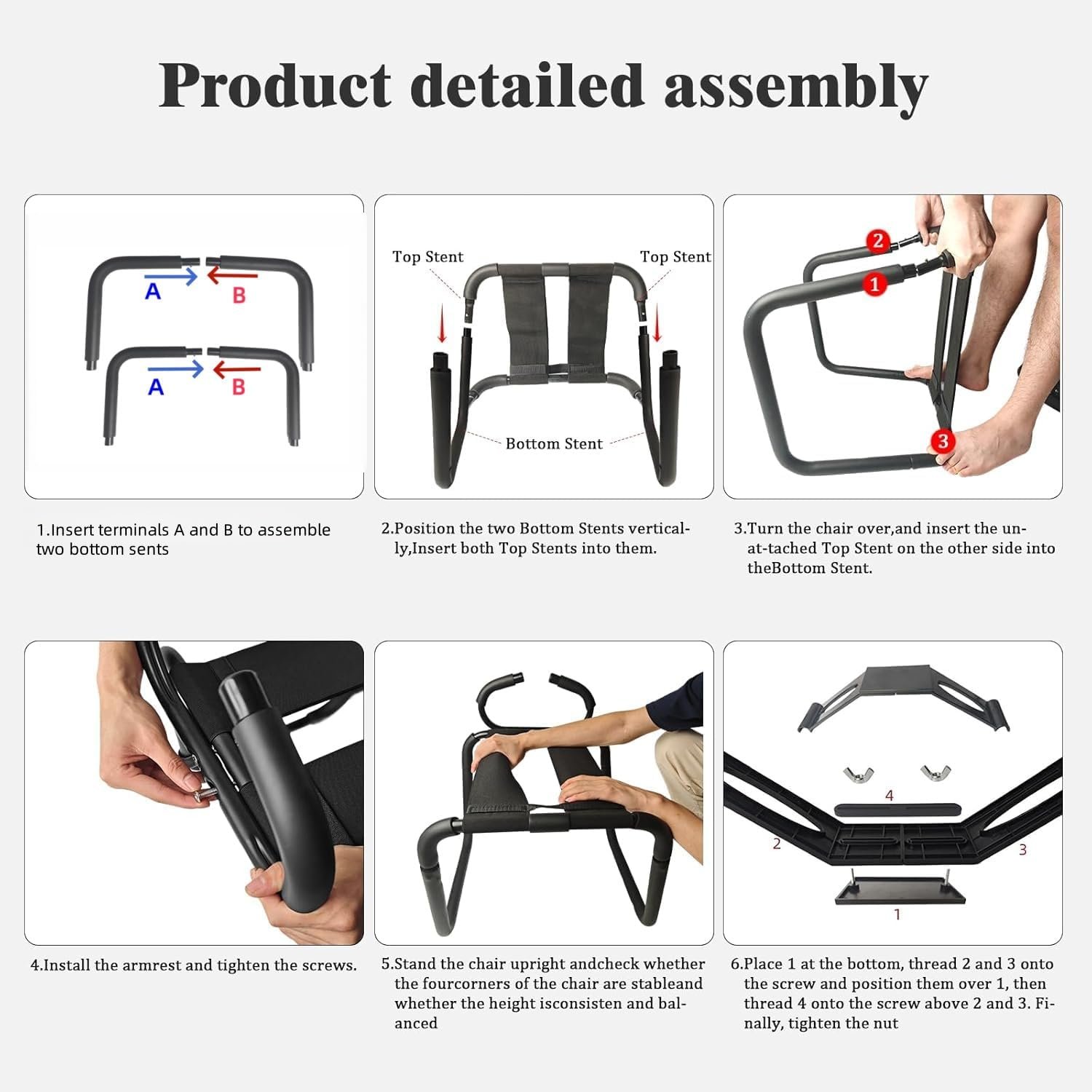 Sex Chair,Sex Furniture for Bedroomwith Adjustable Handrail and Realistic Dildo - Image 5