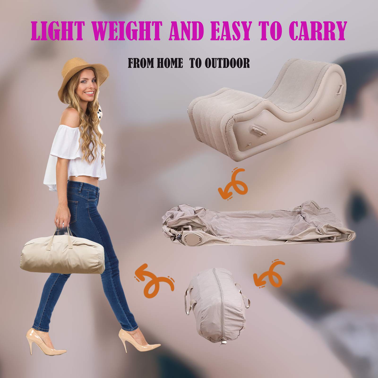 Sex Furniture Sofa Position Aid for Couples BDSM, Automatic Inflatable - Image 3