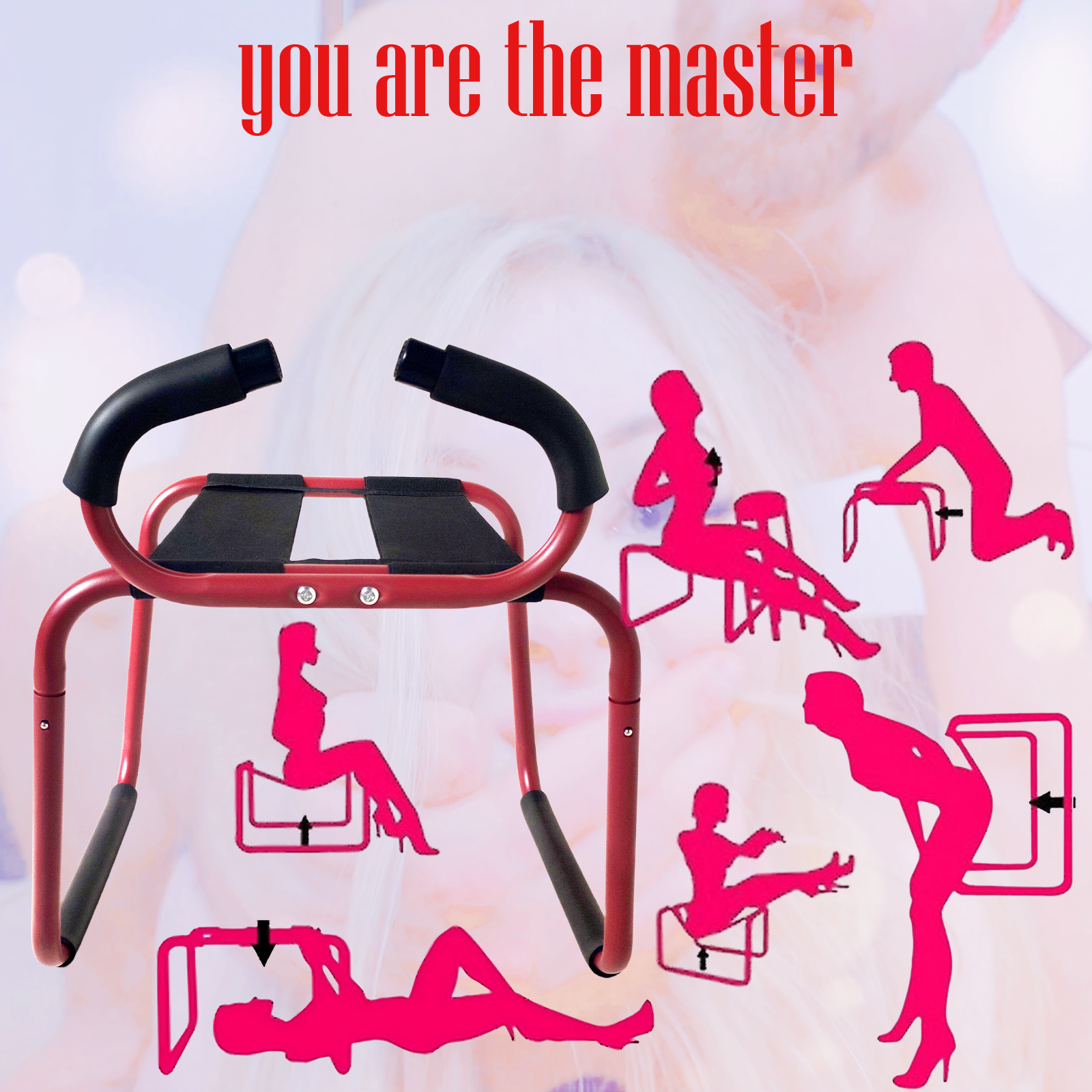 Sex Chair Multifunction Sex Position Enhancer Chair,Chair with Handrail, Arrive - Image 2