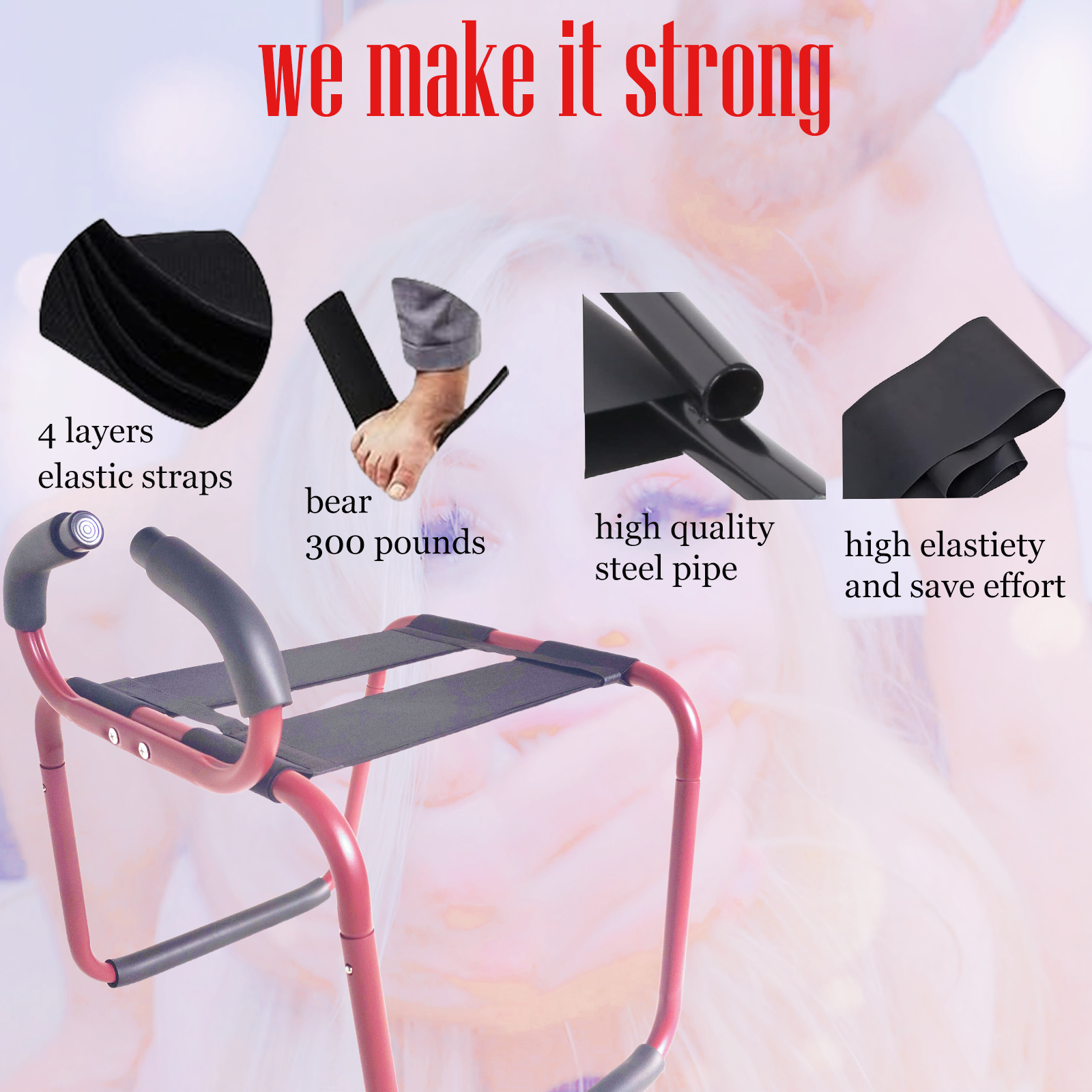 Sex Chair Multifunction Sex Position Enhancer Chair,Chair with Handrail, Arrive - Image 5