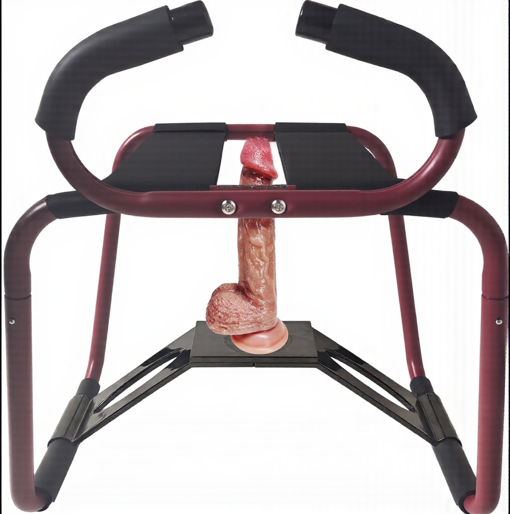 Sex Chair,Sex Furniture for Bedroomwith Adjustable Handrail and Realistic Dildo