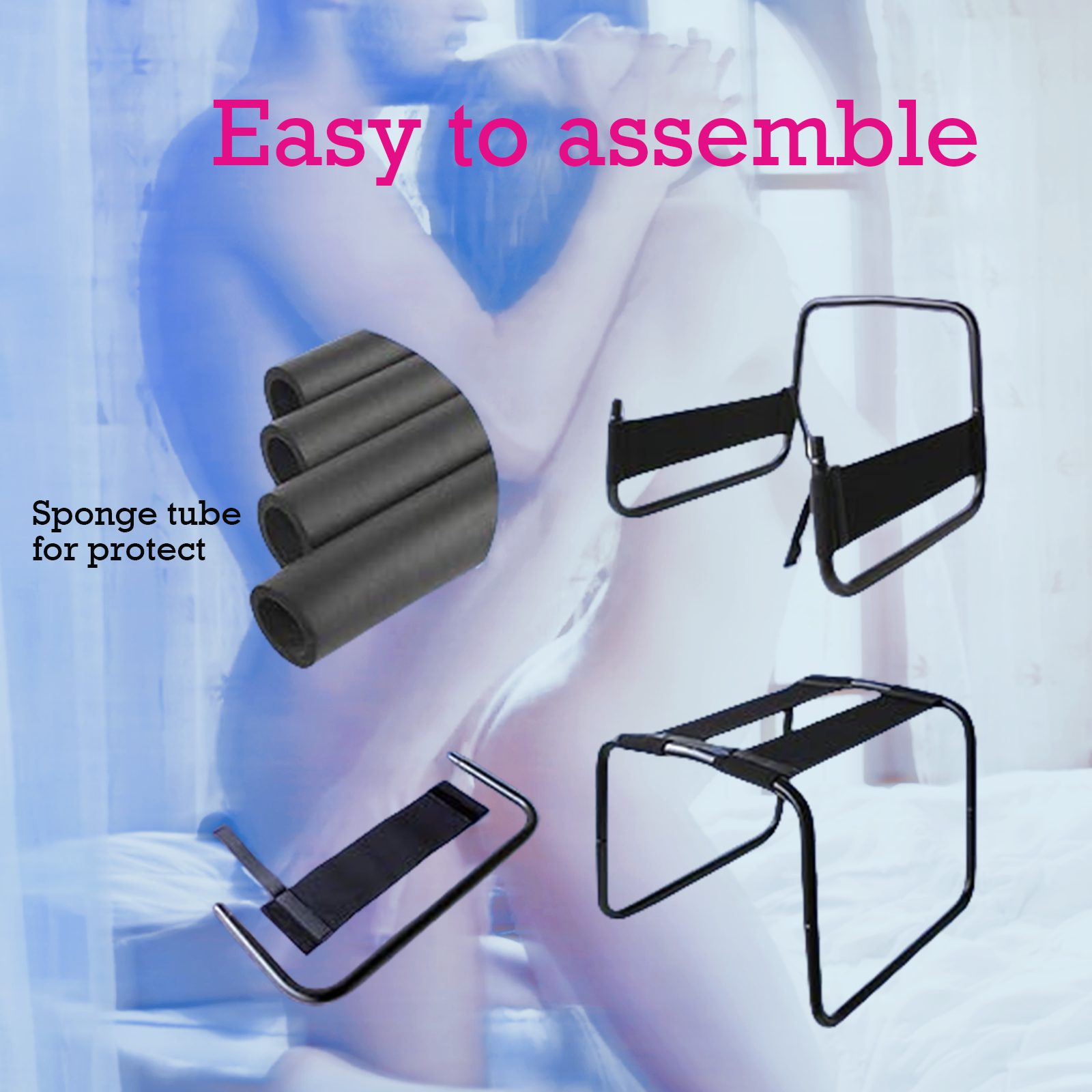 Steel Sex Chair with Bouncing Function & Straps ?C Effort-Saving - Image 5