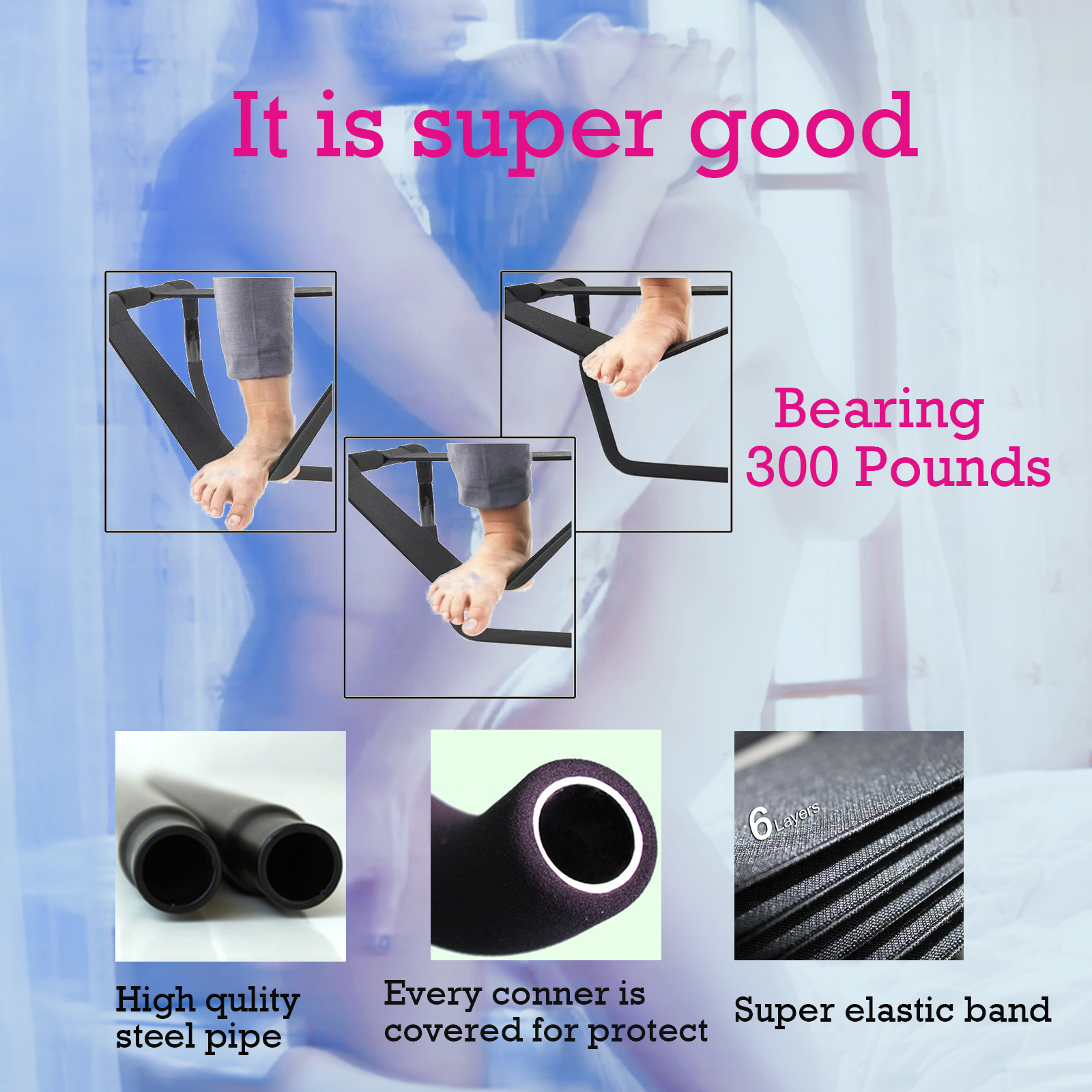 Steel Sex Chair with Bouncing Function & Straps ?C Effort-Saving - Image 8