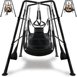 Freestanding Steel Frame Sex Swing, Adult Sex Swing Sex Furniture